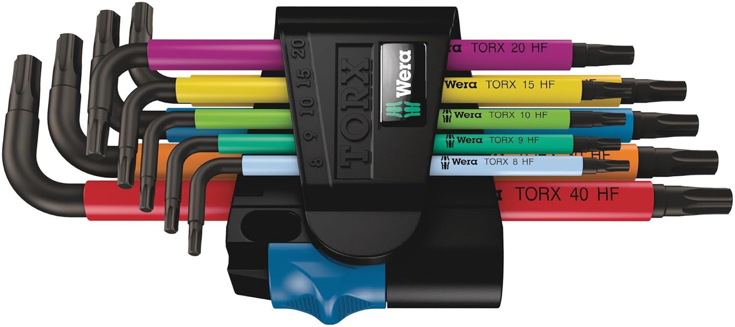 967/9 TX Multicolour Holding Function L-Key Set of 9 (TX8-TX40)
