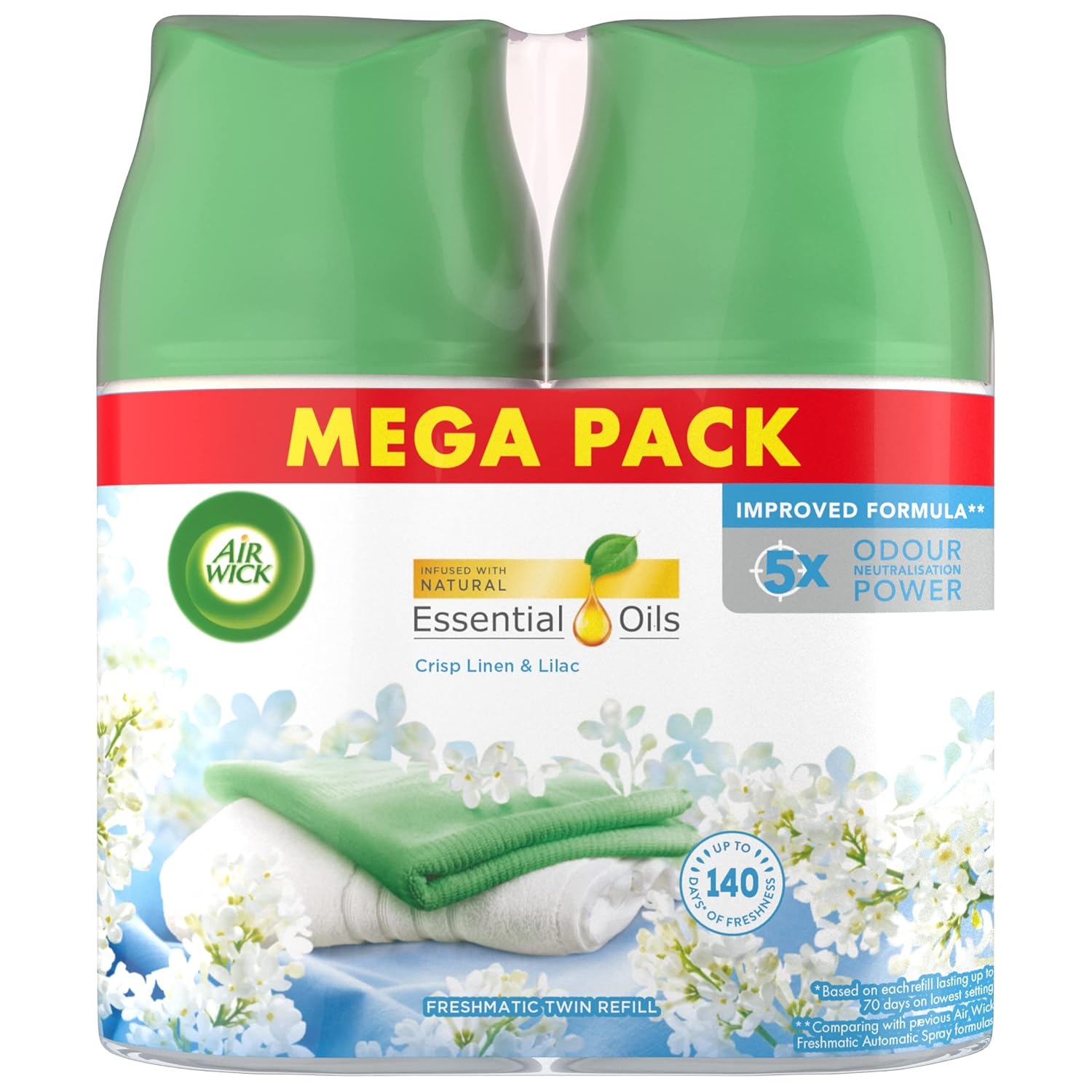 Air Wick Automatic Air Freshener Freshmatic Spray Twin Refills