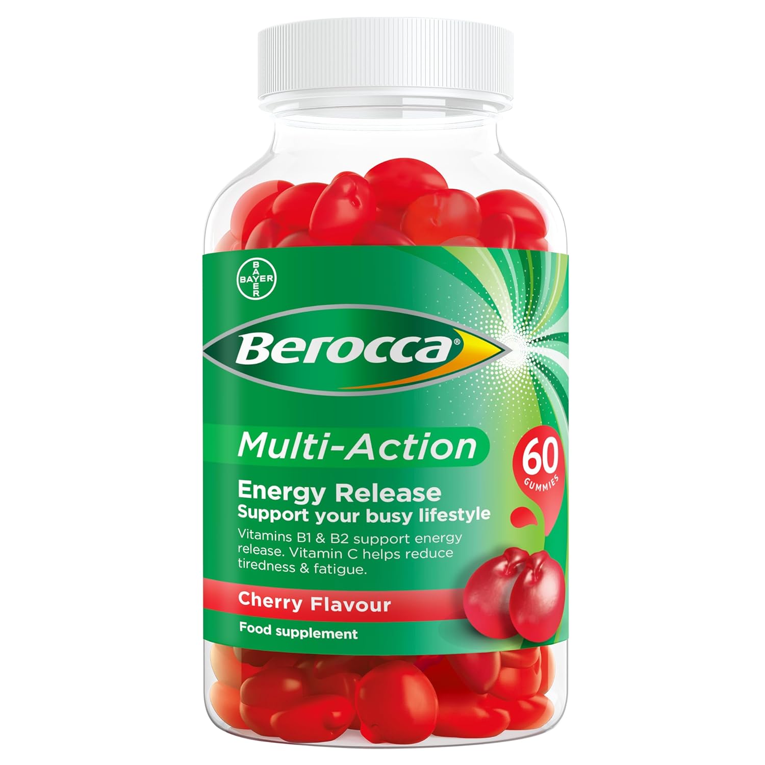 Berocca Multi-Action Multivitamin Gummies - Including Vitamin D