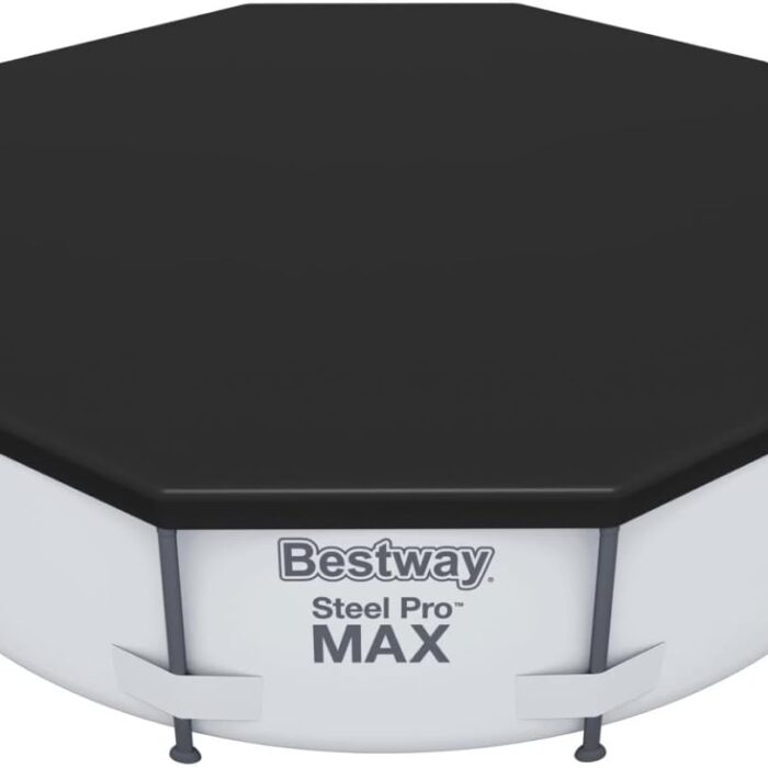 Bestway 58036-19 Flowclear Swimming Pool Cover for Steel Pro Max Round Pools