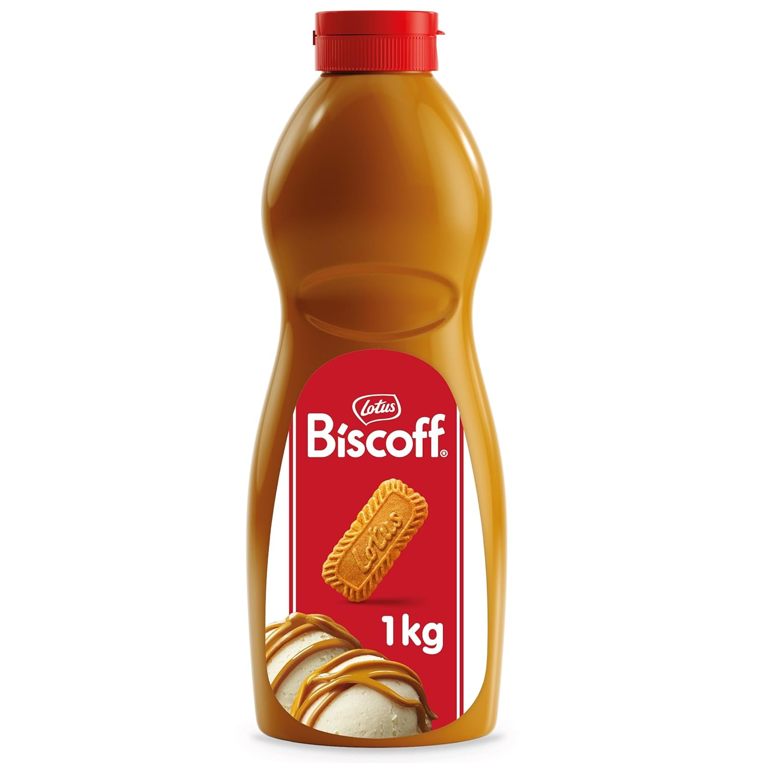 Biscoff - Sweet Spread Topping - Caramelised biscuit flavor - Vegan - No colours or added flavours - 1L