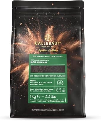 Callebaut Noir Intense Cocoa Powder – 1 kg Premium Dark Cocoa (Dutch‑Processed)
