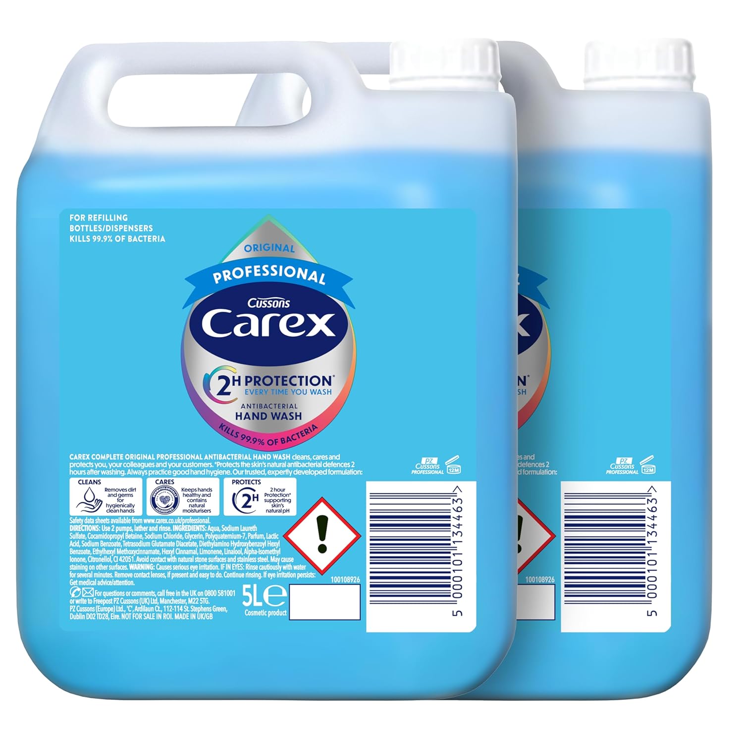 Carex Original Professional Antibacterial Hand Wash - Bulk Buy Eco Refill