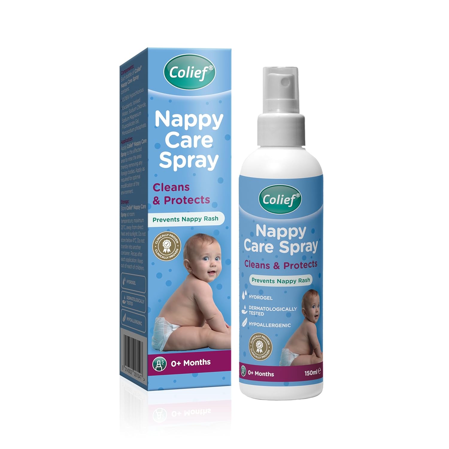 Colief Nappy Care Spray Hydrogel Spray Cleans