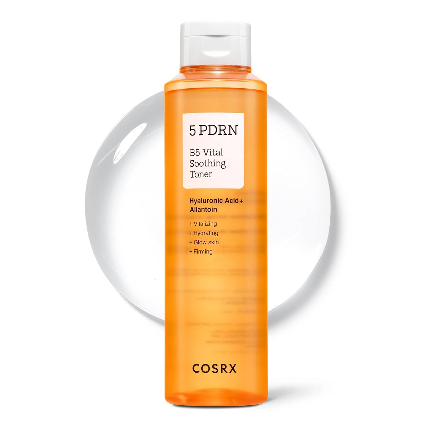COSRX 5 PDRN B5 Vital Soothing Toner 280mL for Rejuvenating & Soothing Skin with Salmon DNA