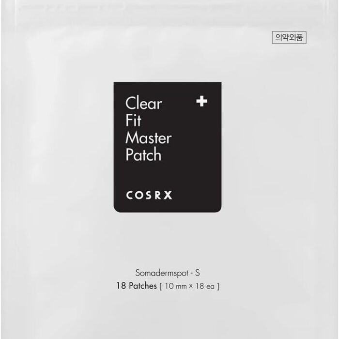 COSRX Master Patch Clear Fit 18 Hydrocolloid Patches for Acne & Spot Care