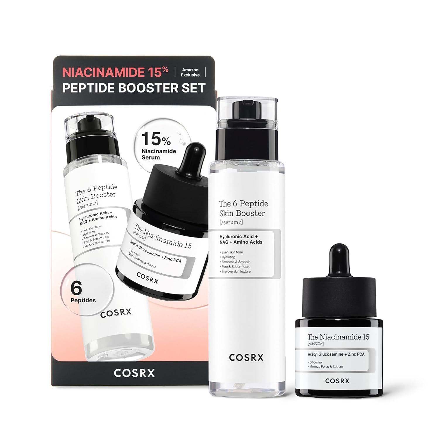 COSRX Niacinamide Peptide Booster Skincare Set