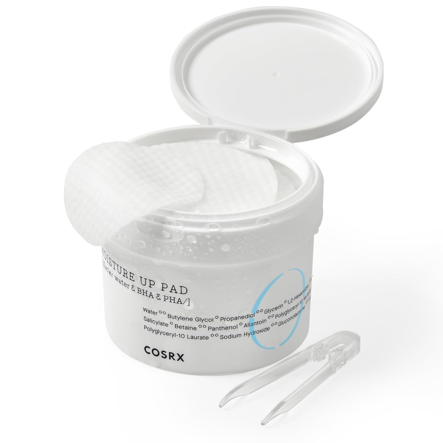 COSRX One Step Moisture Up 70 Pads 20 ml Gentle Daily Exfoliant for Sensitive Skin