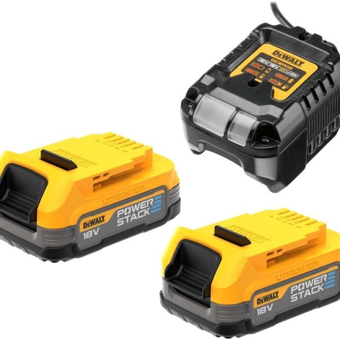 DEWALT DCB1102E2-GB 2Ah 18V Power Tool Battery Pack x2 and GB Charger (Type G)