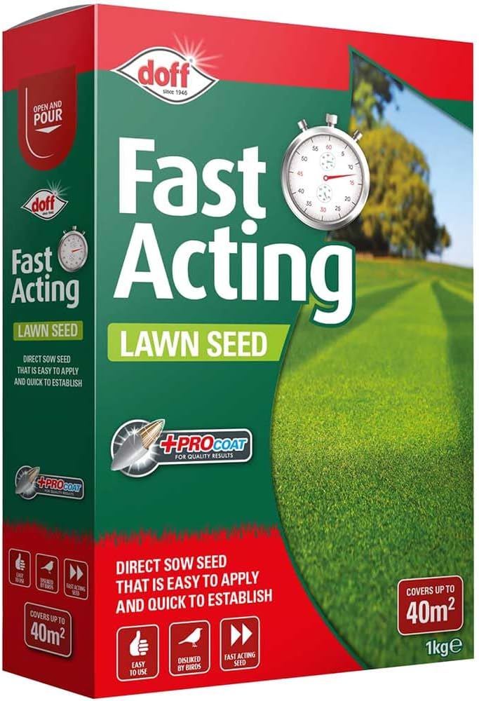 Doff Fast Growing Lawn Seed 1kg