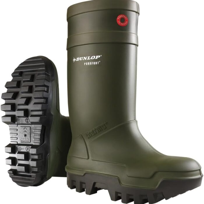 DUNLOP Purofort Thermo Work Boots + Full Safety Thermal White Without Steel Toe Cap - C662143