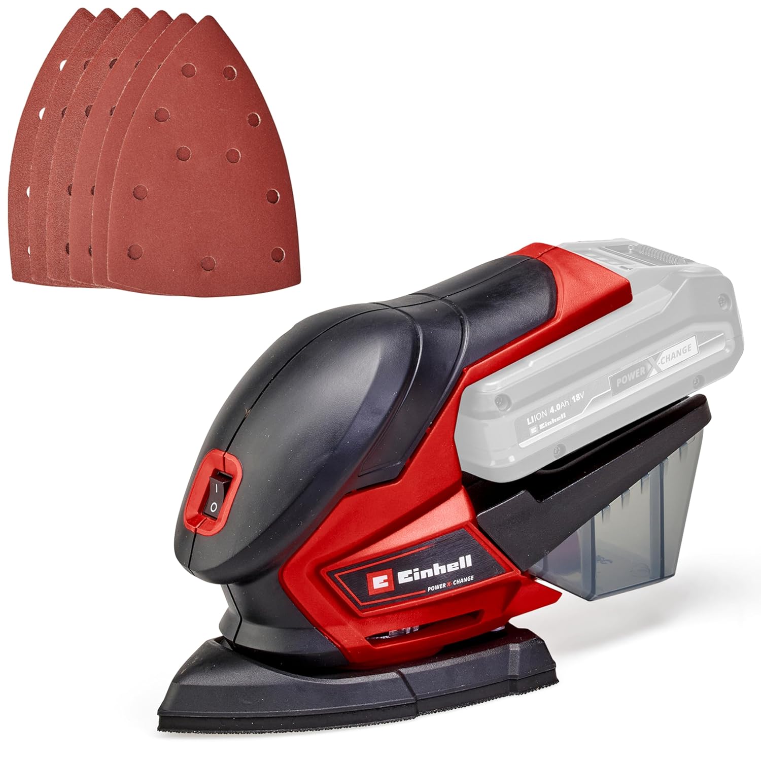 Einhell TE-OS 18/150 Li Power X-Change Cordless Detail Sander - 18 V Electric Sander for Wood