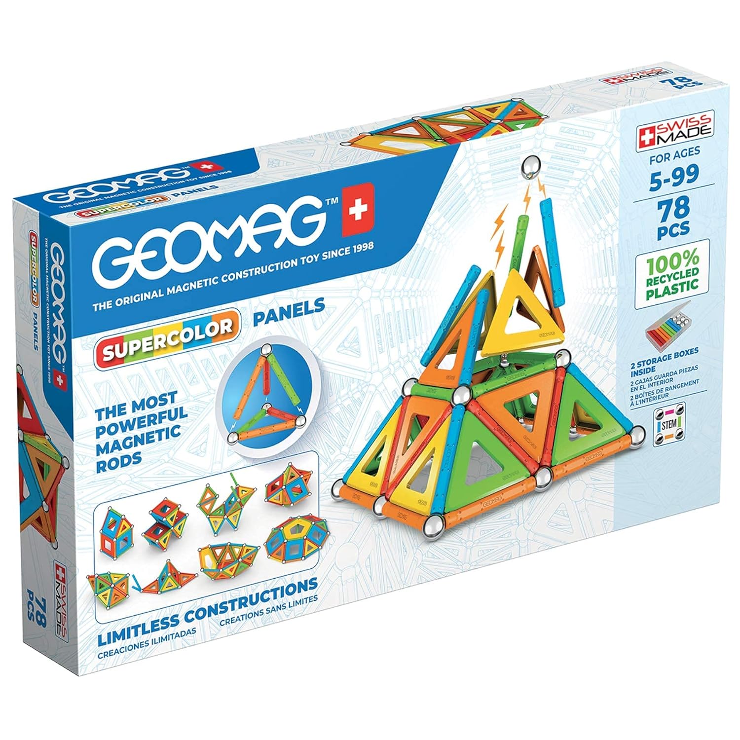 Geomag - Supercolor Magnetic Constructions for Kids
