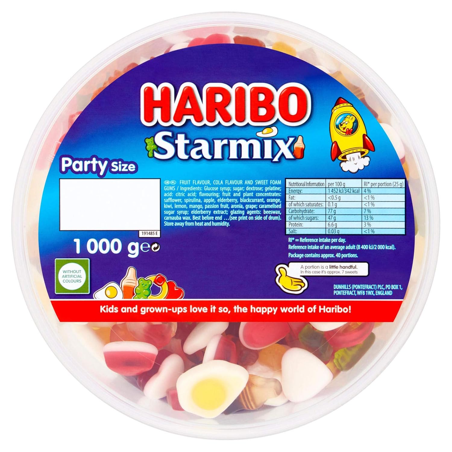 Haribo Starmix Sweets Party Tub
