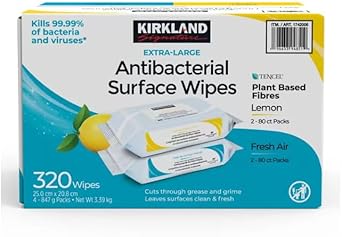 Kirkland Signature Extra-Large Antibacterial Surface Wipes