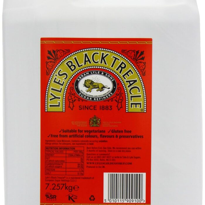 Lyle’s - Black Treacle - Rich & Bitter Syrup for Baking & Cooking - Gluten Free