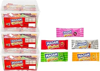 Maoam Stripes 3 Tubs Offer Party Favours 360 Treats