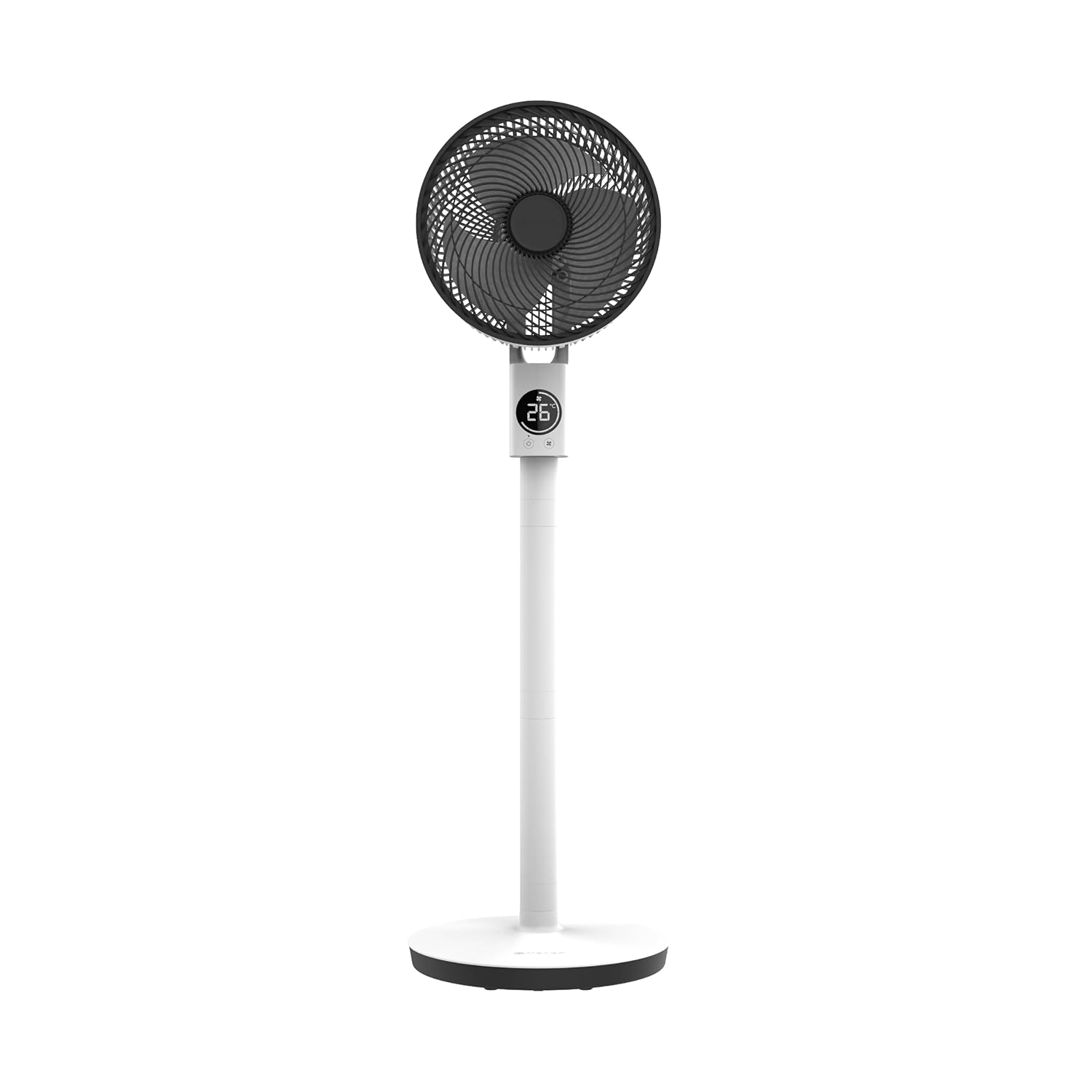 MeacoFan Sefte® Pedestal Fan - Adjustable Height Air Circulator with Powerful Airflow - Ultra-Quiet Remote Controlled Cooling - Night Mode