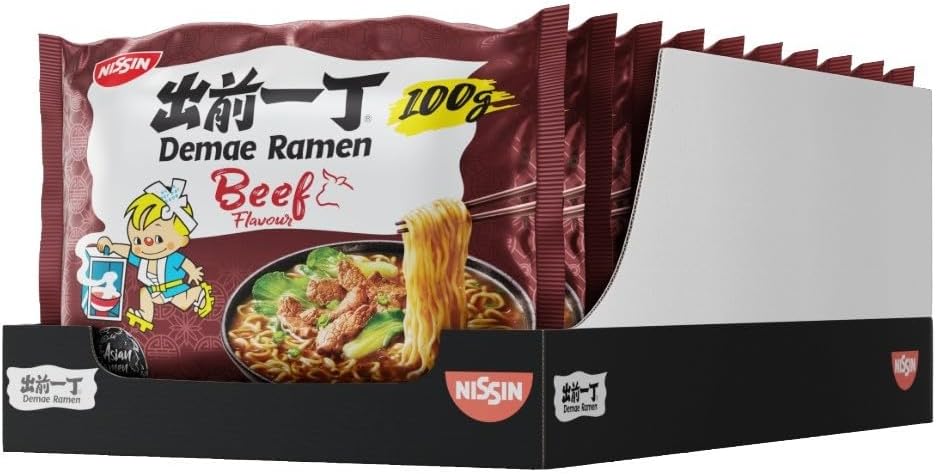 NISSIN Ramen Beef Flavoured Instant Noodles