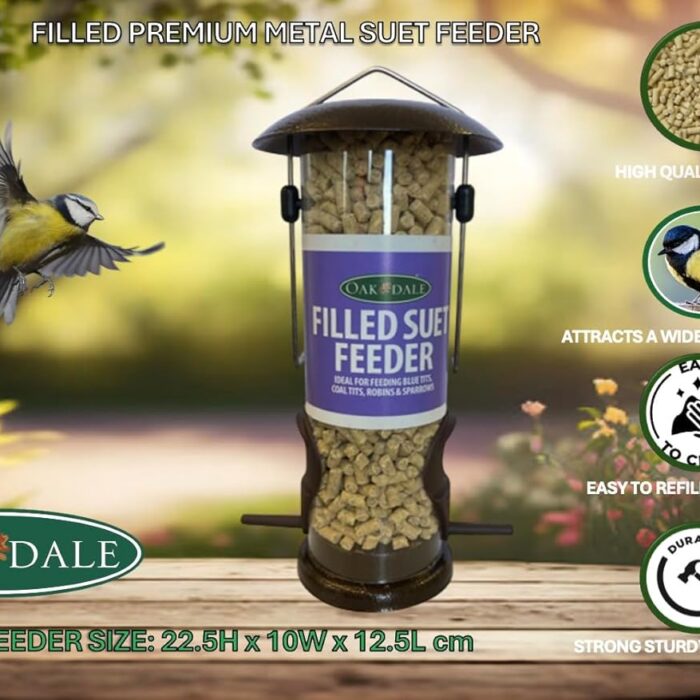 Oakdale Premium Filled Suet/Seed Bird Feeder