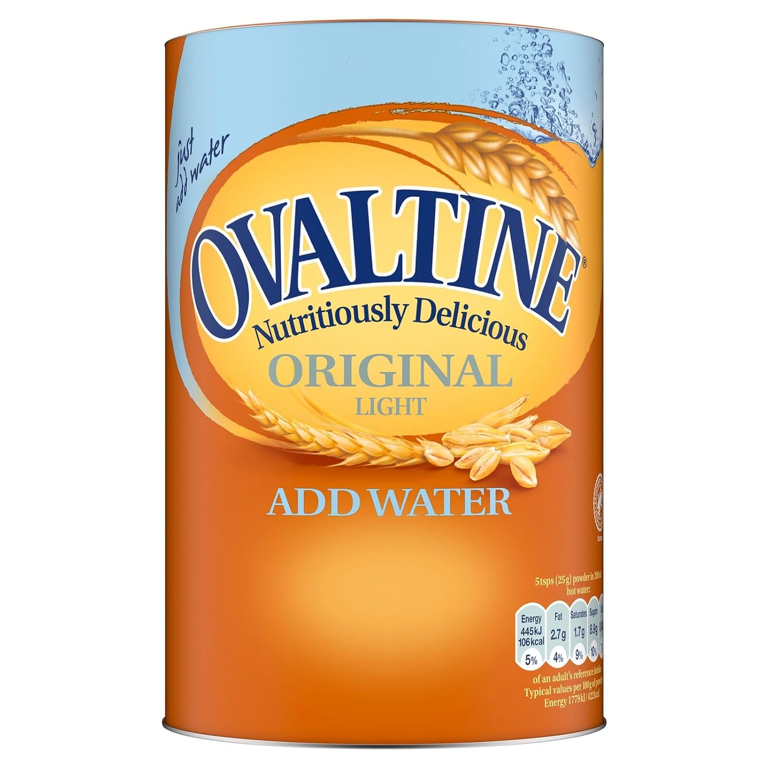 Ovaltine Original Instant Malt & Barley Drink – Just Add Water