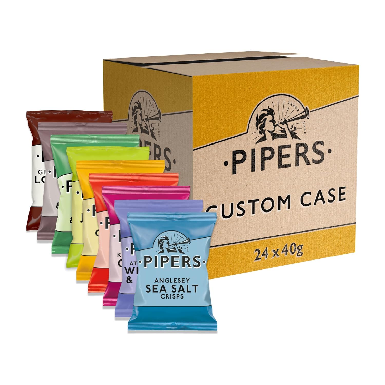 Pipers Crisps Custom 24x40g Pack Selection