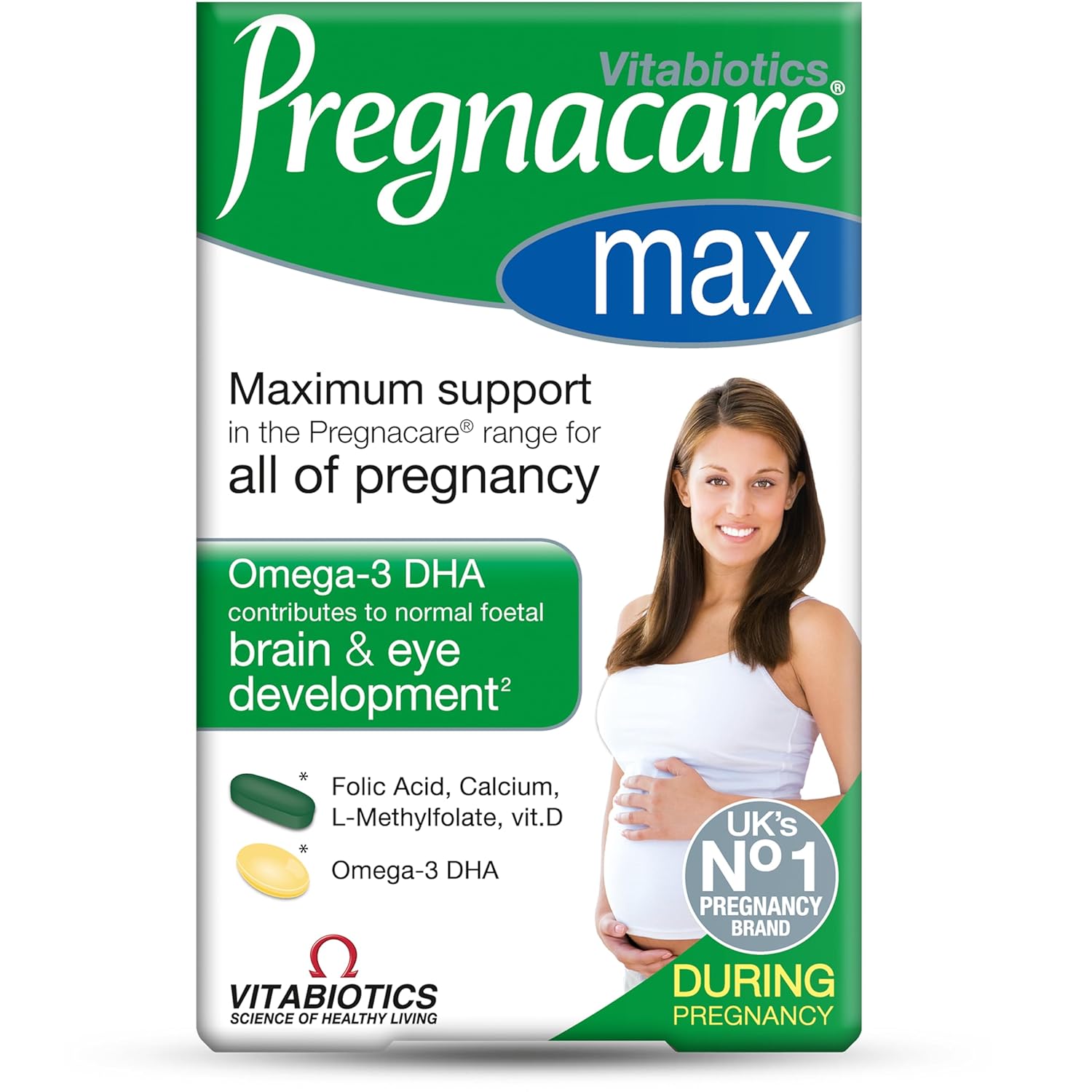 Pregnacare MAX Pregnancy Vitamins - UK's No.1 Pregnancy Brand. Greater Prenatal Care for Women
