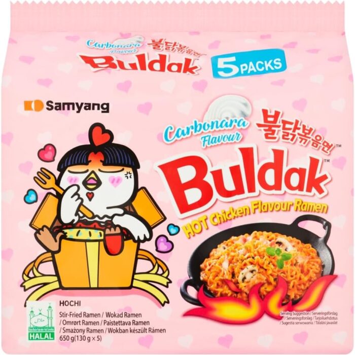 Samyang Buldak Ramen Carbonara 5pk 650g