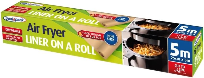 Sealapack Disposable Air Fryer Liner Roll (25cm x 5m)