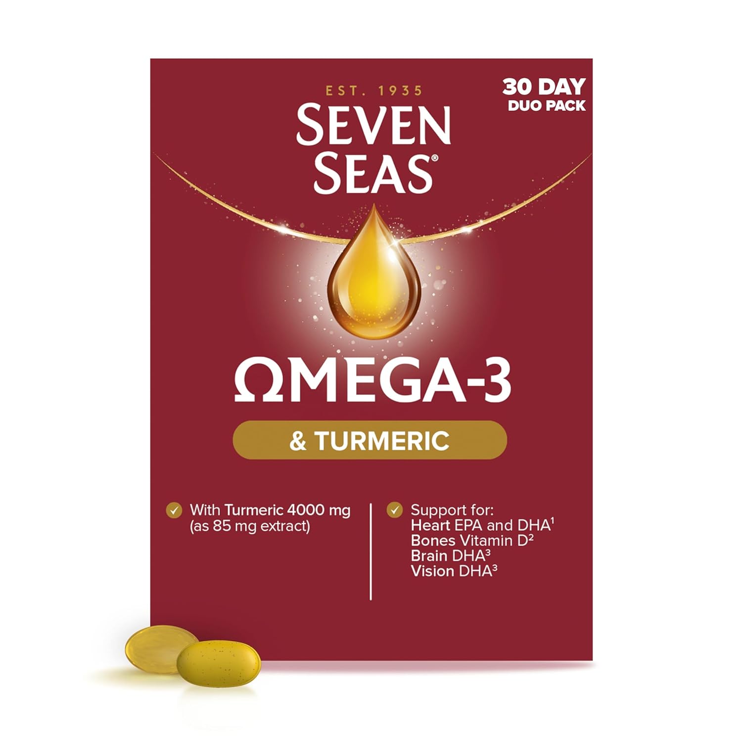 Seven Seas Omega-3 Fish Oil and Turmeric