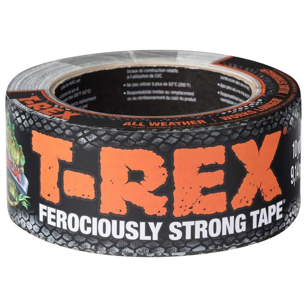 T Rex Ferociously Strong Waterproof Duct Tape Silver Grey
