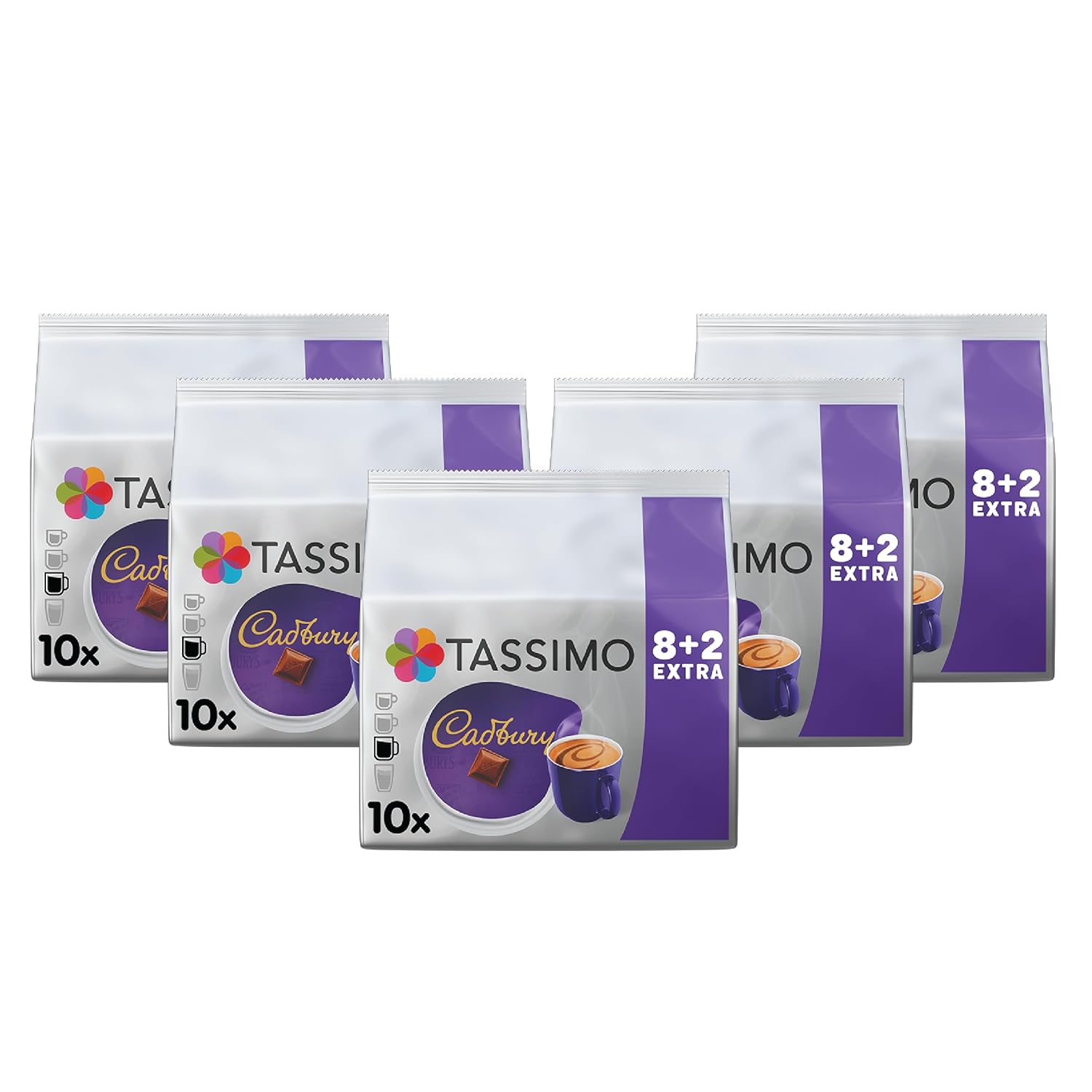 Tassimo Cadbury Hot Chocolate Pods x10 (Pack of 5