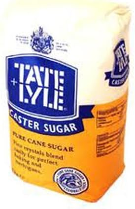 Tate & Lyle - Caster Sugar - Fine Crystals for Smooth Blending and Baking - Perfect for Sponge Cakes & Pastries - Available in Different Sizes - 1 x 5kg