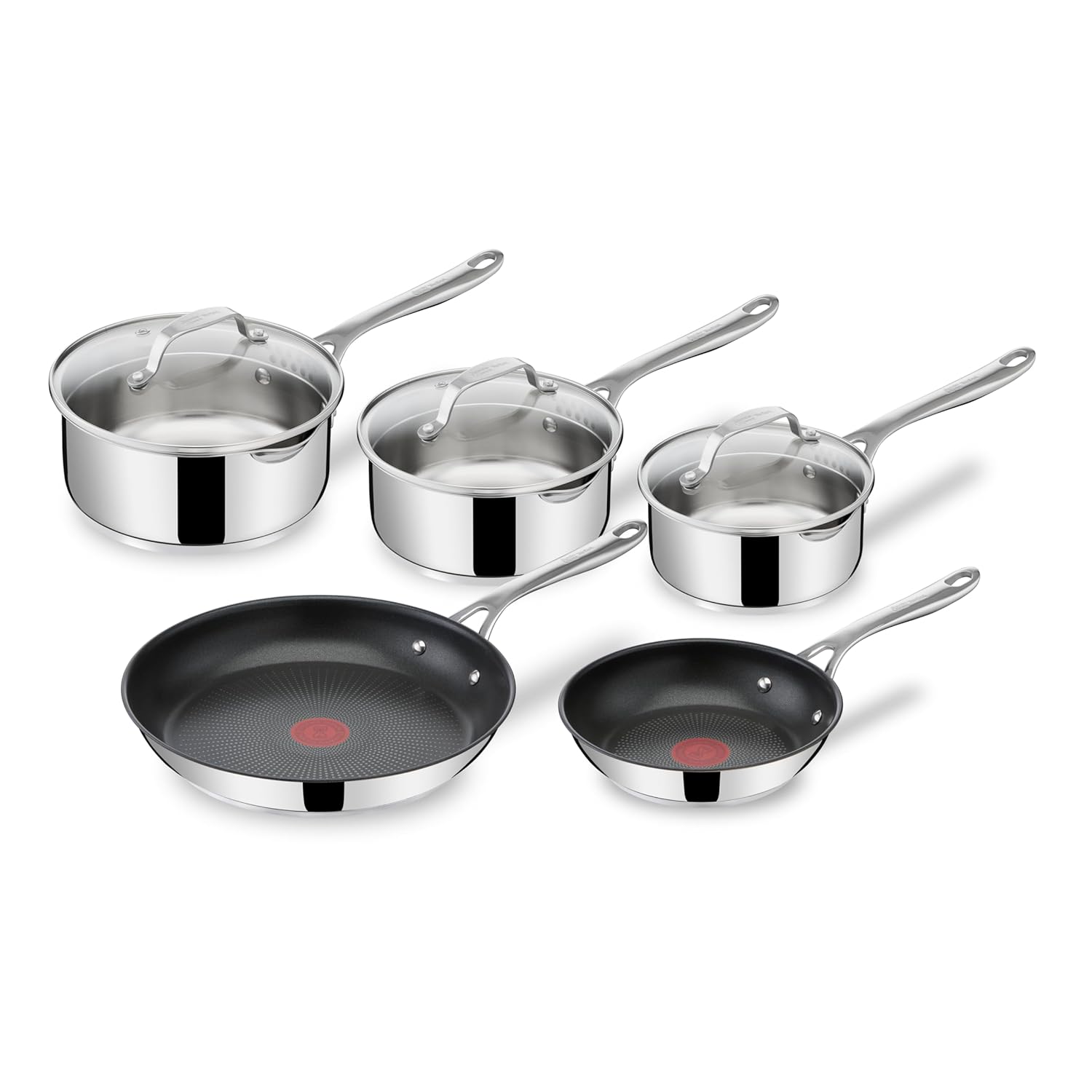 Tefal Jamie Oliver Cook's Direct Stainless Steel 5 Piece Cookware Set – – E304S544