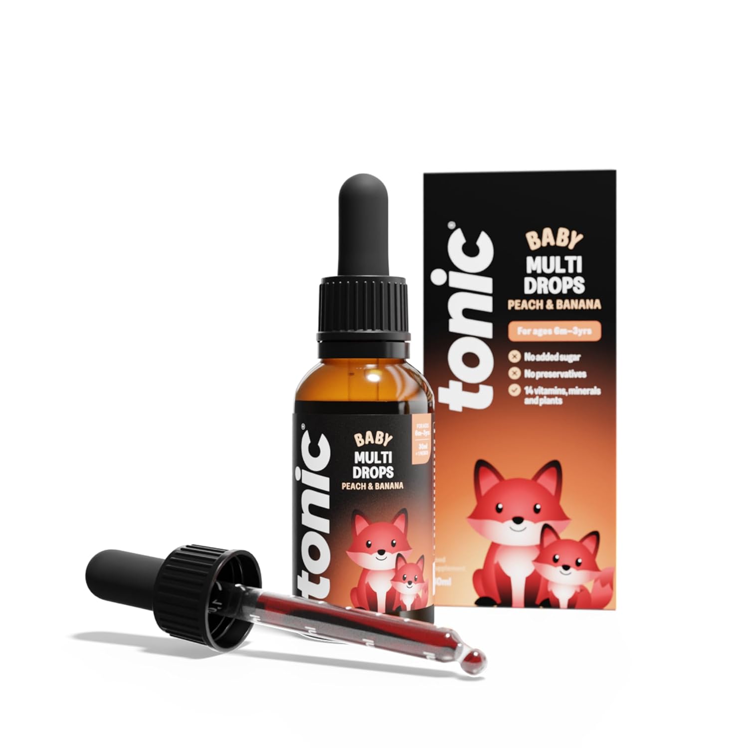 Tonic Health Baby Multivitamin Drops - 14 Baby Vitamins A