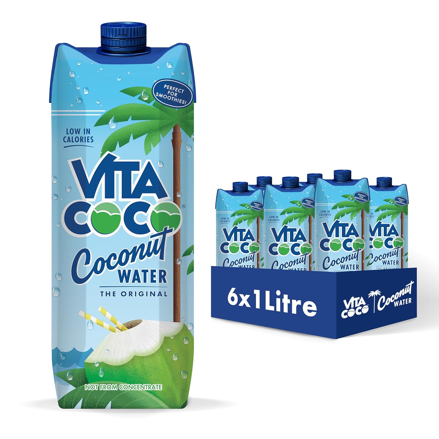 Vita Coco Original Coconut Water Multipack 1L x 6