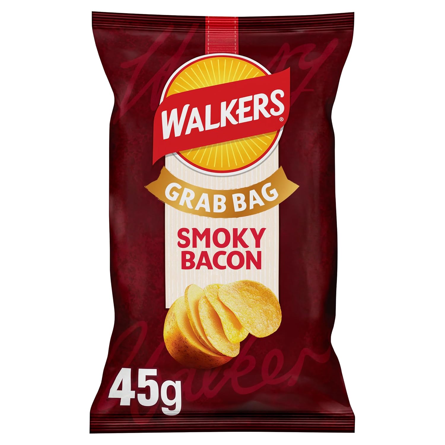 Walkers Smoky Bacon Crisps 45g (case of 32)
