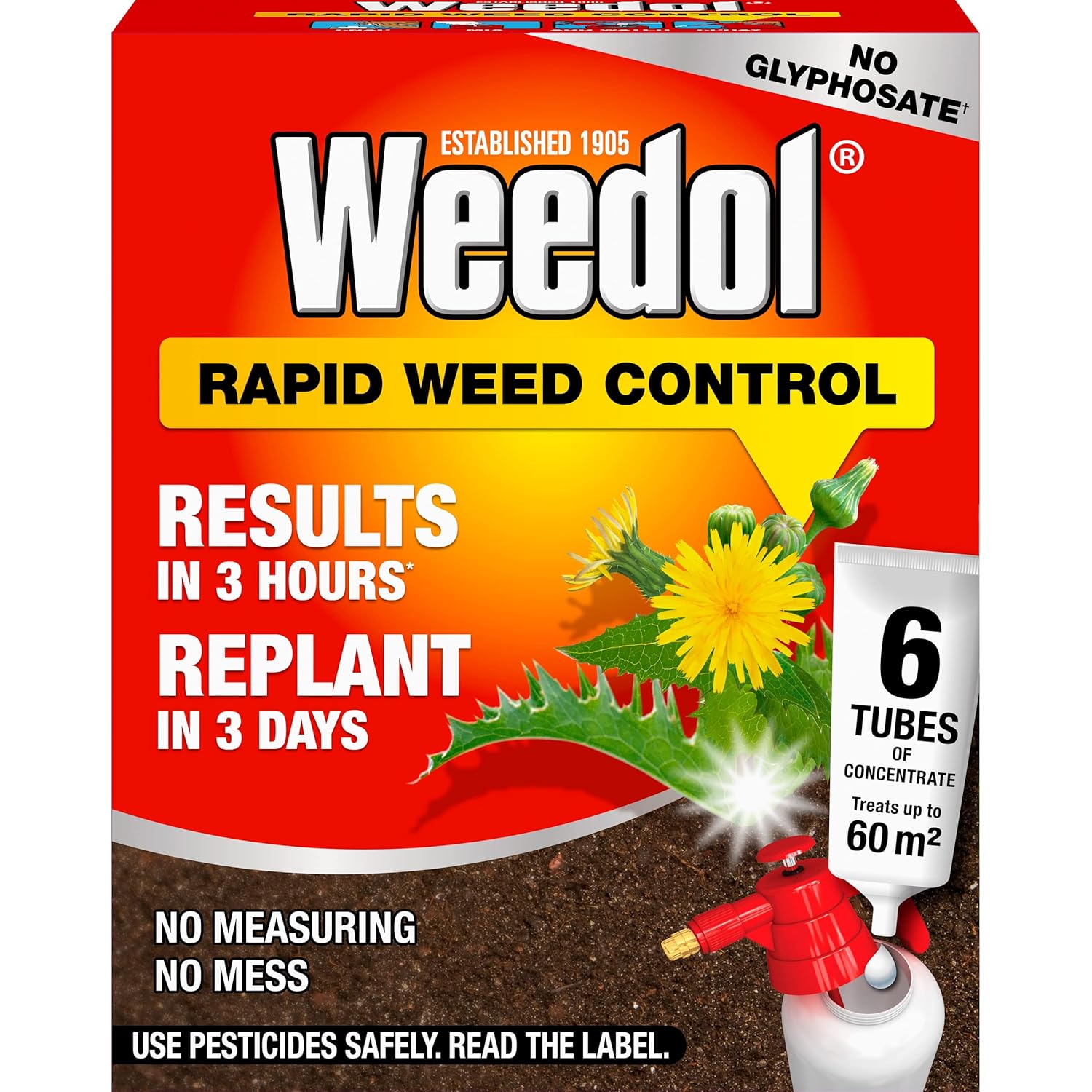 Weedol Rapid Concentrate Tubes