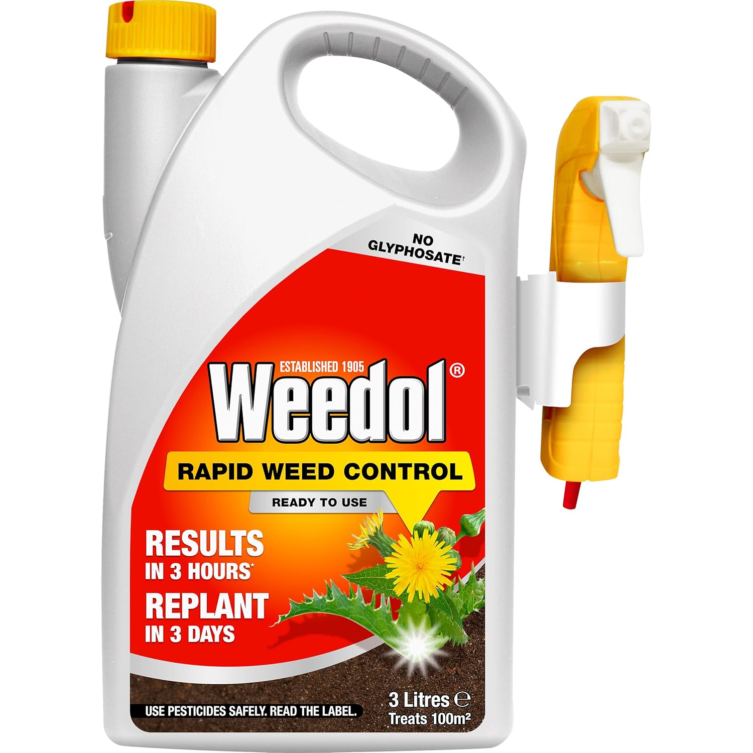 Weedol Rapid Weedkiller with Manual Sprayer