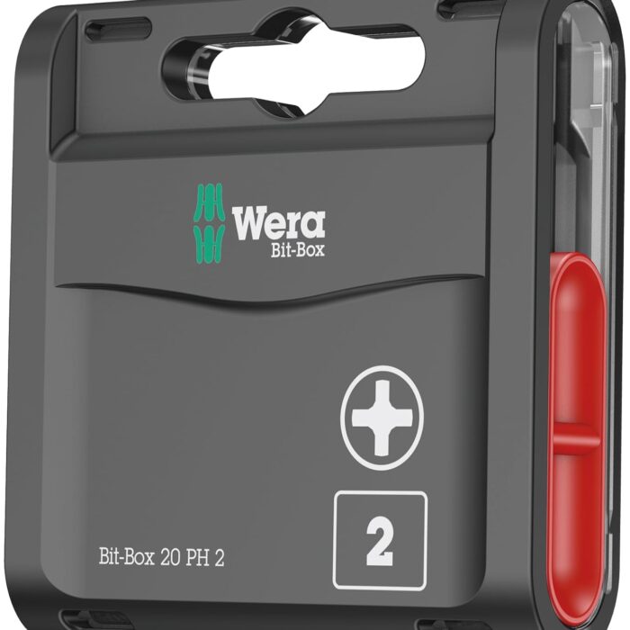 Wera Bit-Box 20 H PH2 Extra Hard bits for drill/drivers