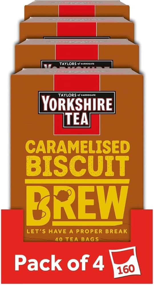 Yorkshire Tea Caramelised Biscuit Brew Flavoured Tea Bags
