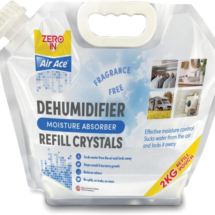 Zero In Air Ace Damp Free Moisture Absorber – Compact Dehumidifier to Help Prevent Damp
