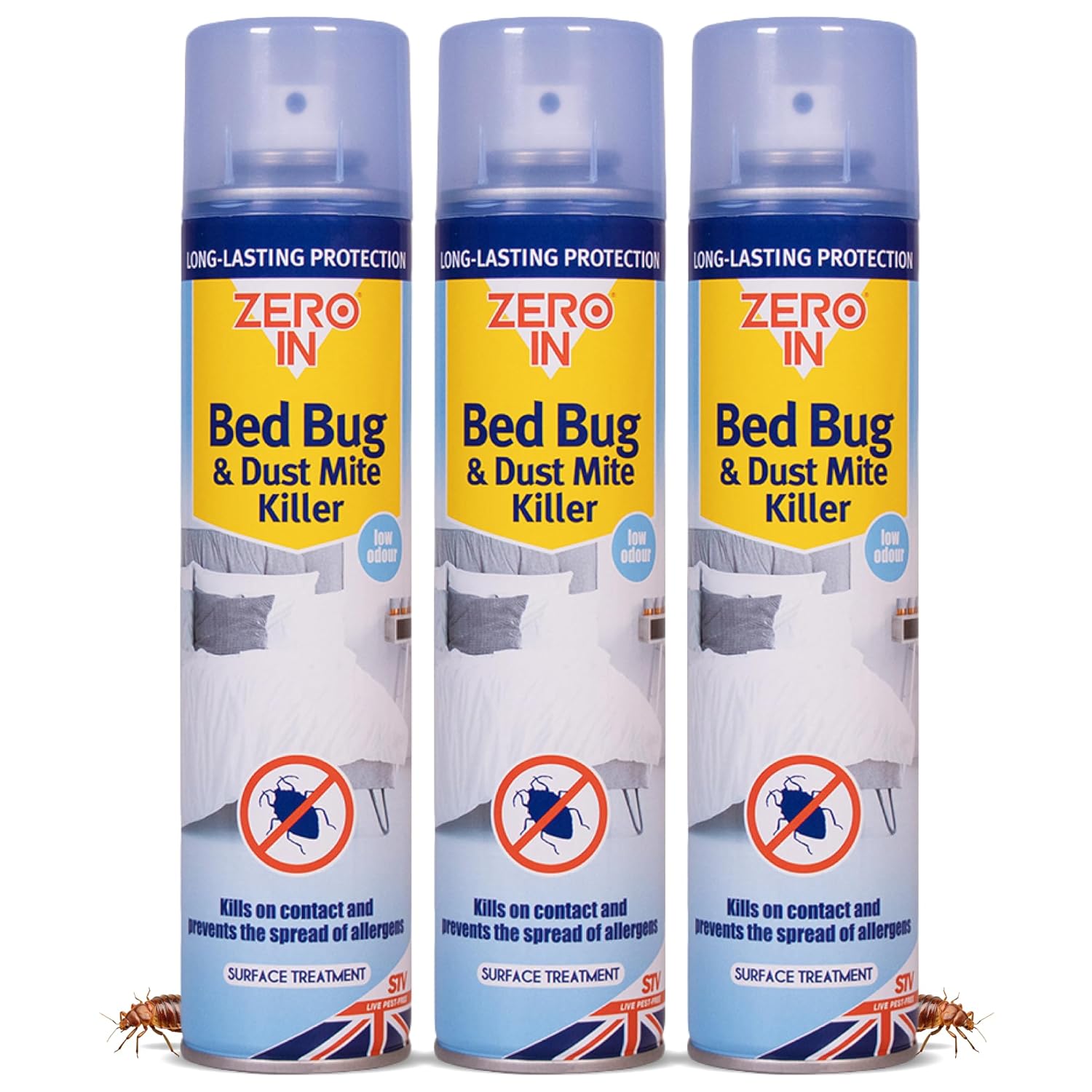 Zero In Bed Bug & Dust Mite Killer – Bed Bug Spray for Mattress